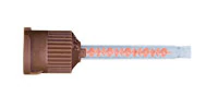 VOCO Mixing Tips Type 15 with Intraoral Tips Type 1, Brown/Orange, 50/Pkg