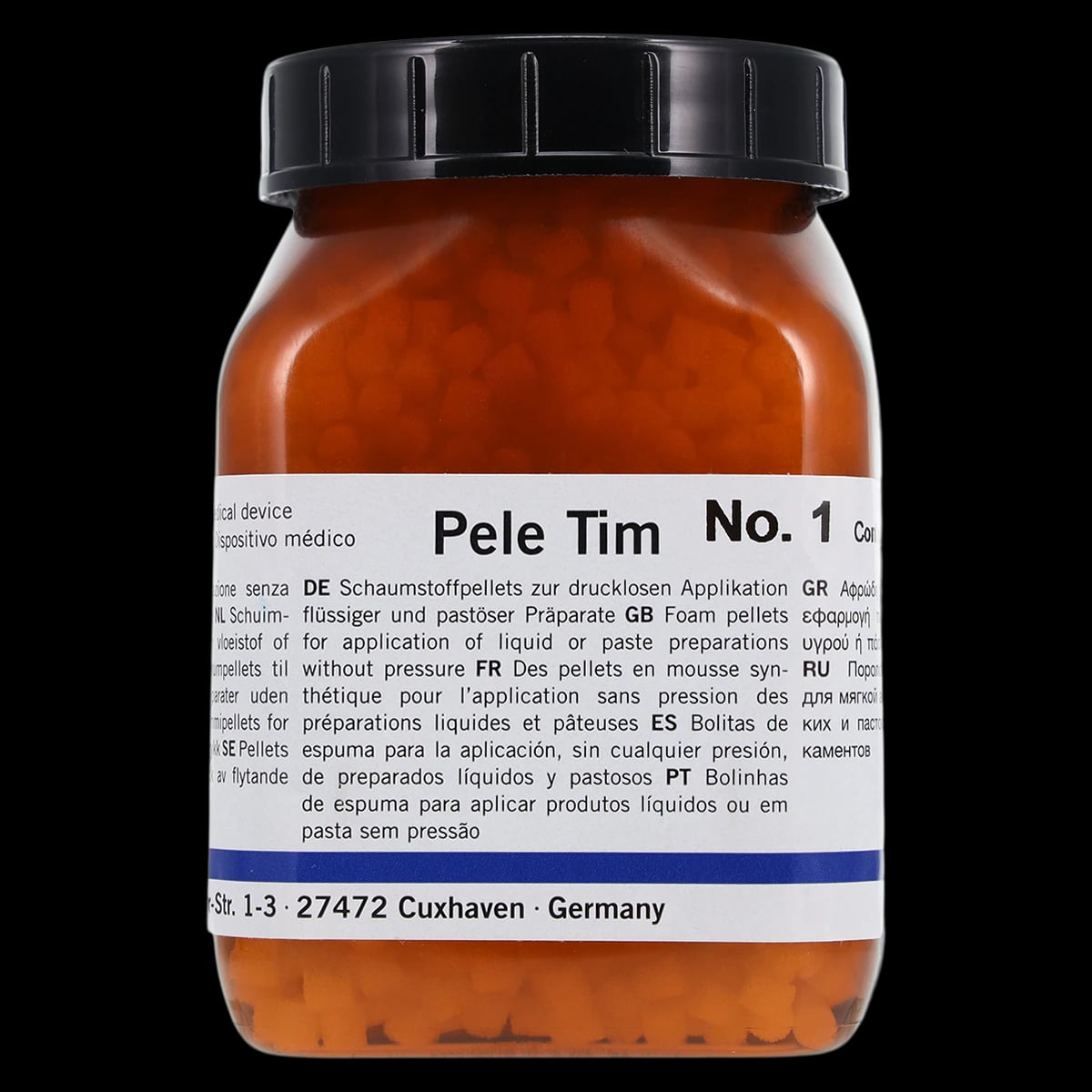 VOCO Pele Tim Foam Pellets #1 Small, 4 mm, 3000/Bottle