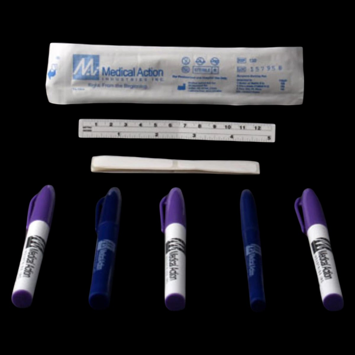 Medical Action Industries Skin Marking Pen, Standard Point Tip, Purple, Sterile, 01KG3QD8S3HH2TT5RB1GFB7B0P