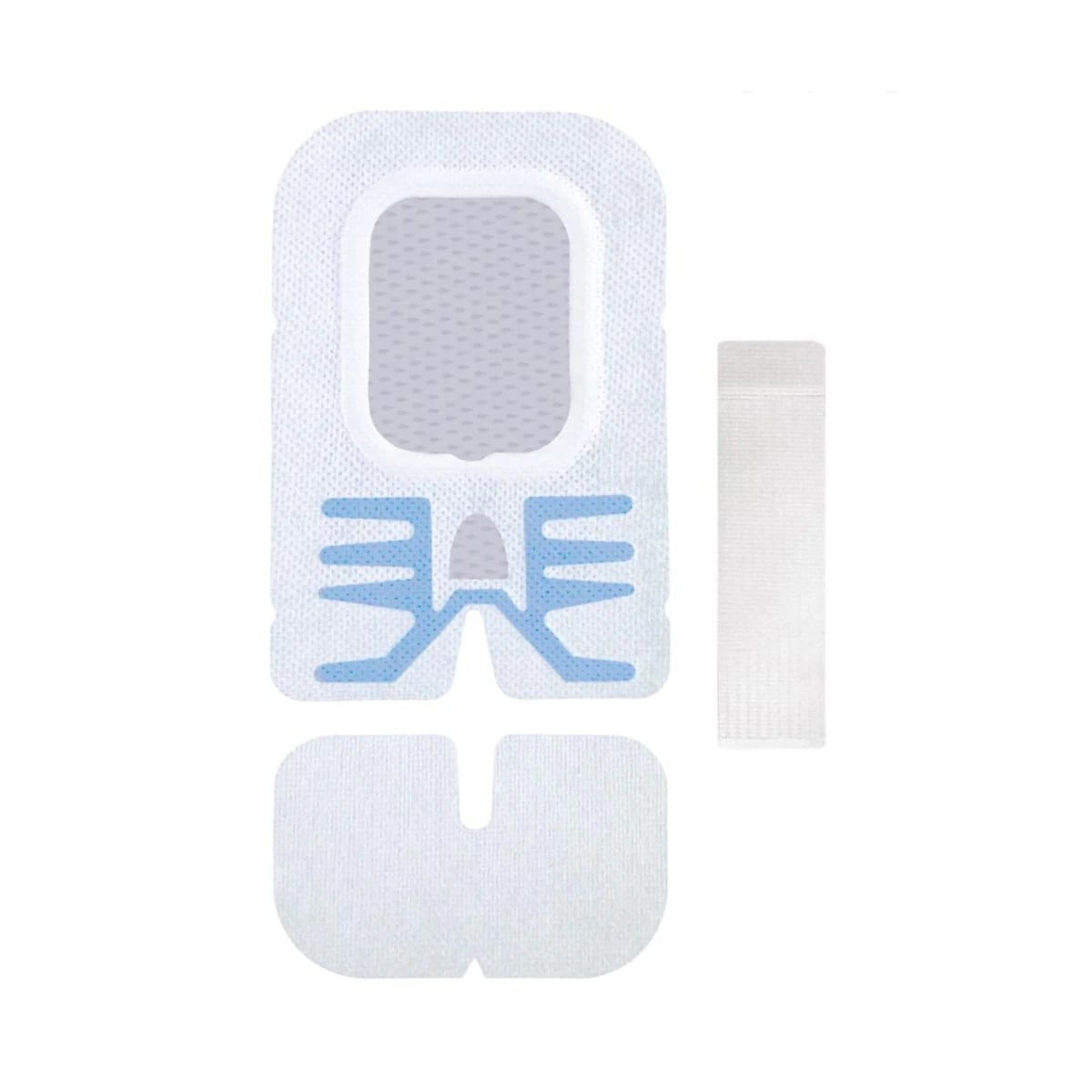SorbaView Shield Film Window Dressing, Medium, 3.75" x 5.5", Adhesive, Transparent, Absorbent