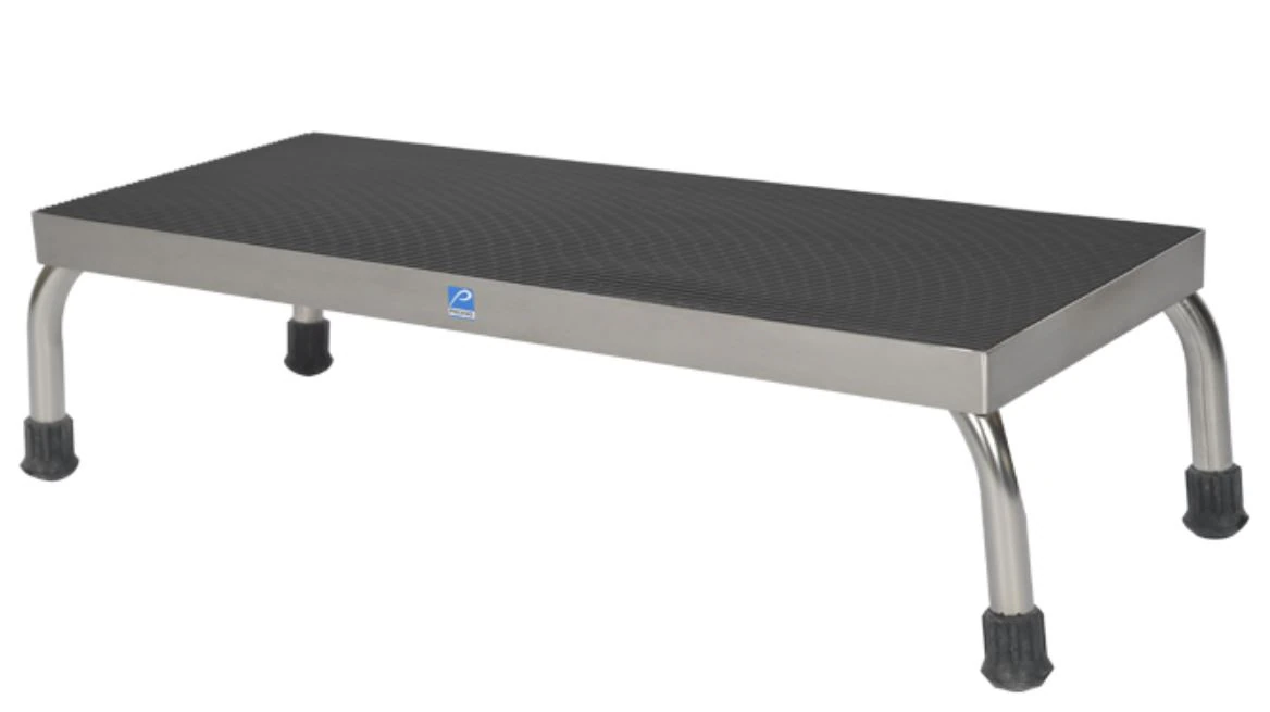 Pedigo Products Step Footstool, Stainless Steel, 12" x 30" x 8"