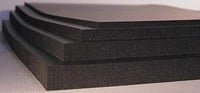 Apex Athletics Super Foam Cast Padding, 1/4" Thick, Black, 21" x 36" Sheet