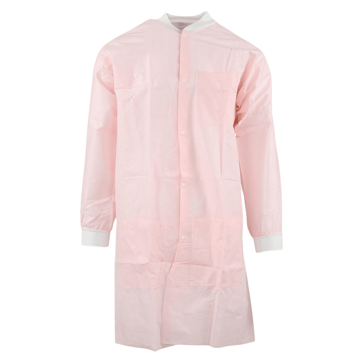 Medicom SafeWear High Performance Disposable Lab Coat, Pretty Pink, Small, 12/Pkg, 8108-A