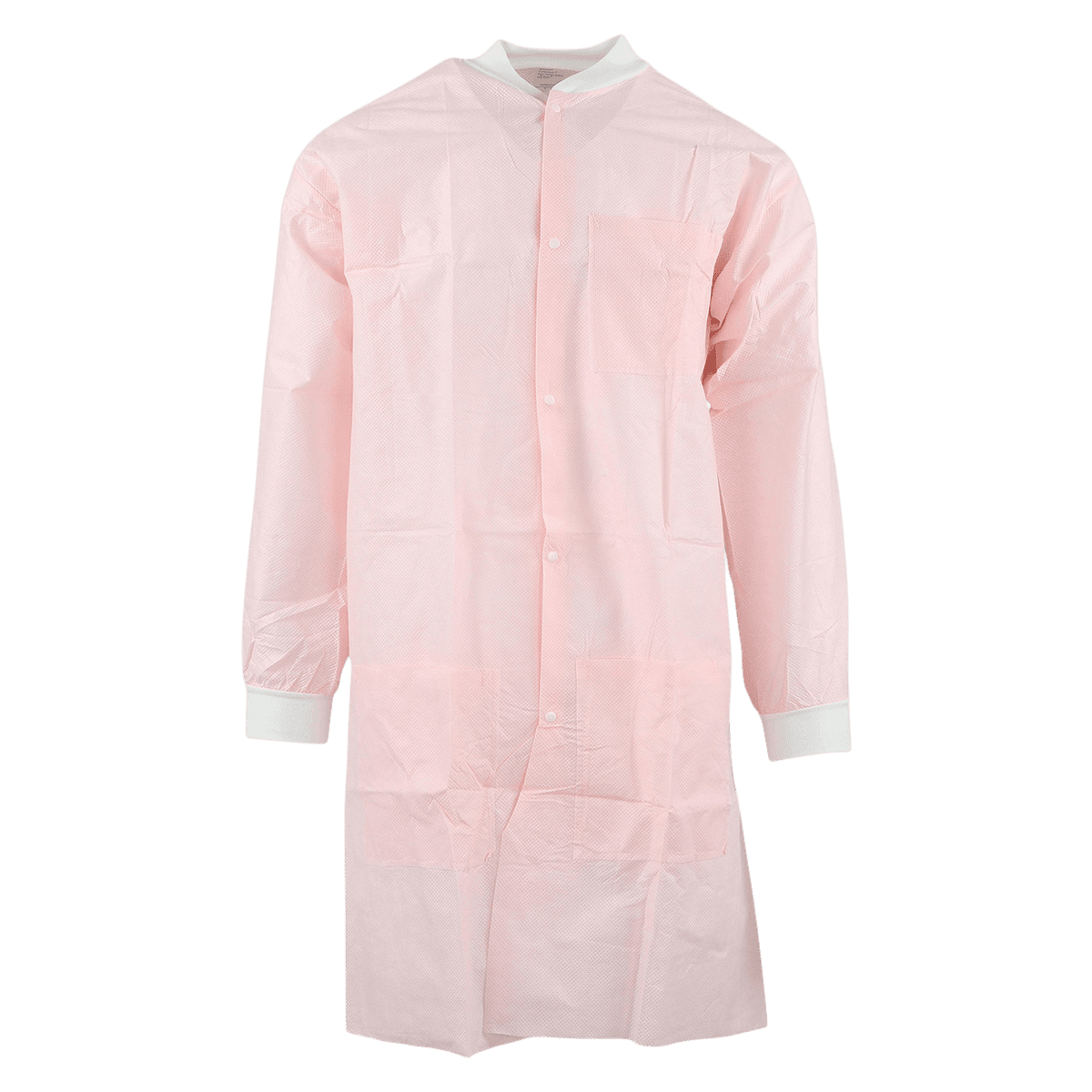SafeWear High Performance Lab Coat, Pretty Pink, Medium, 12/Pack, 8108-B