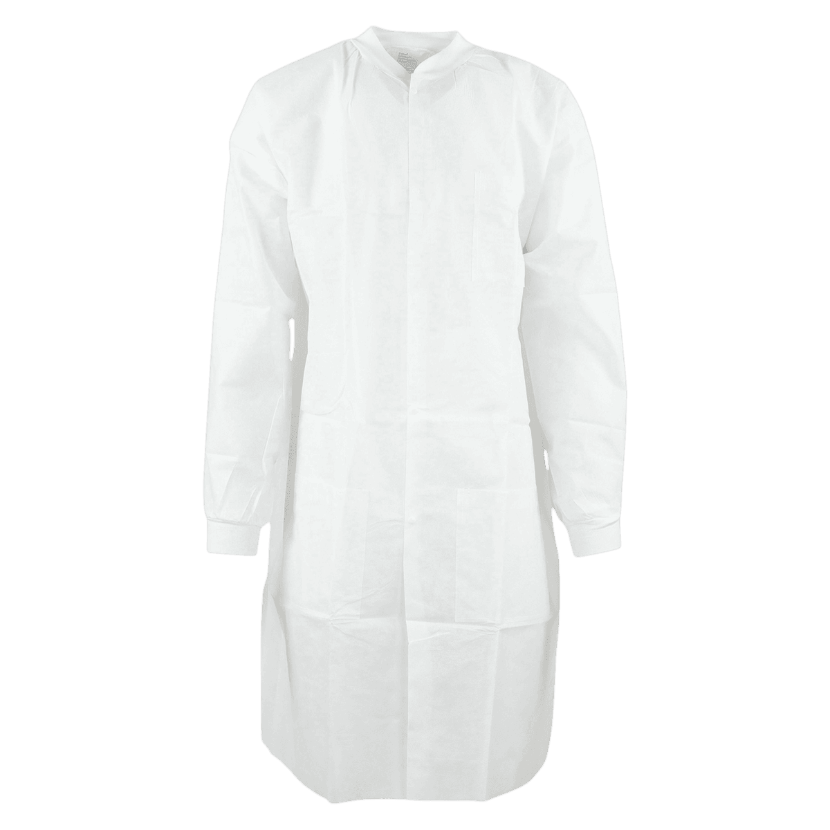 SafeWear High Performance Lab Coat, White Frost, Medium, 12/Bag, 8110-B