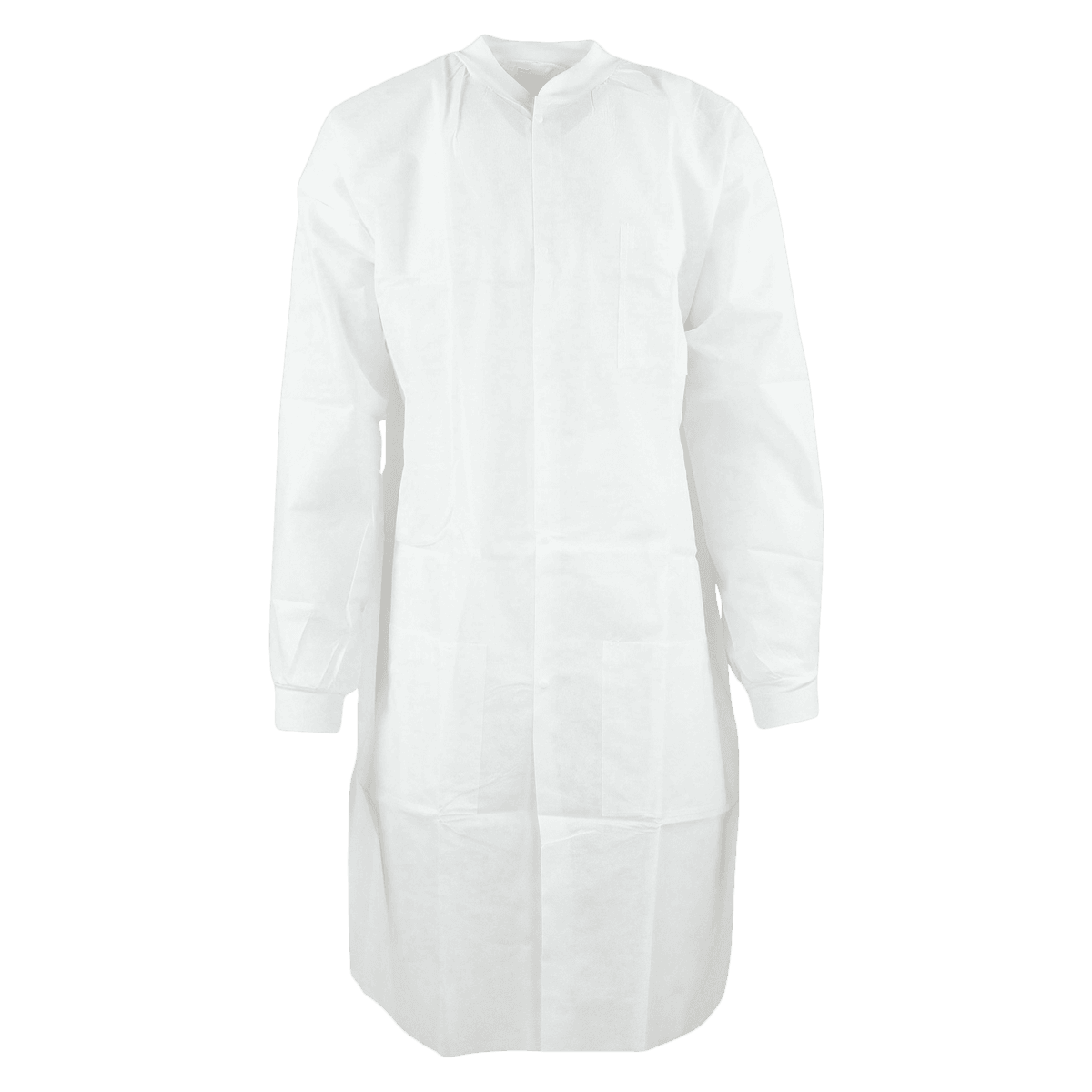 SafeWear High Performance Disposable Lab Coat, X-Large, White Frost, 12/Pack, 8110-D