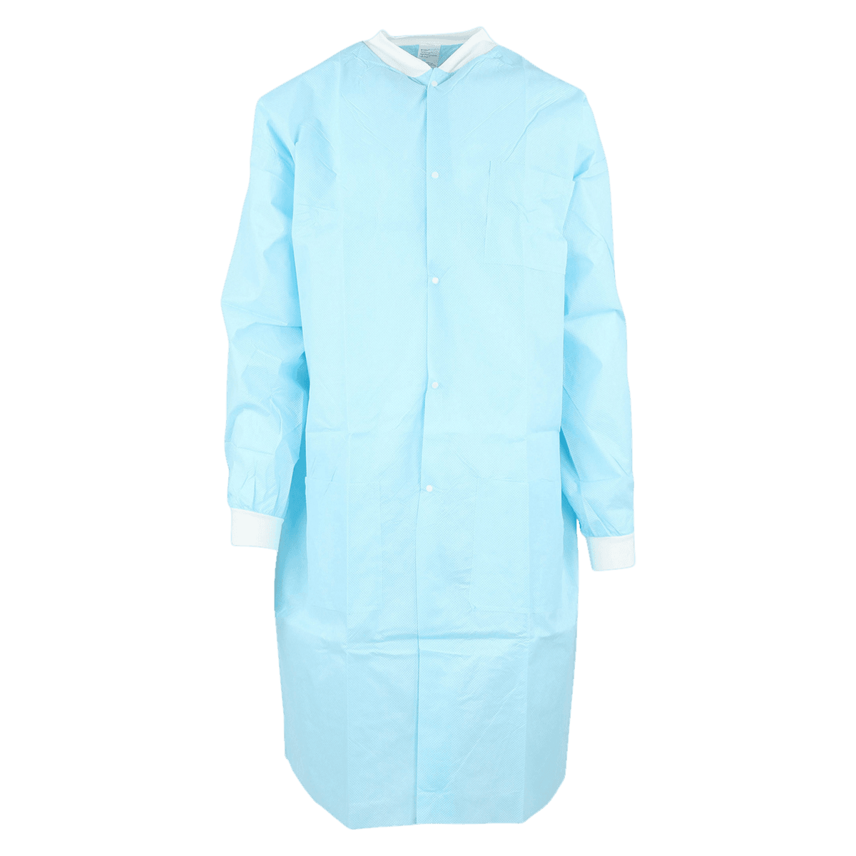 Medicom SafeWear High Performance Disposable Lab Coat, Soft Blue, Large, 12/Pkg, 8112-C
