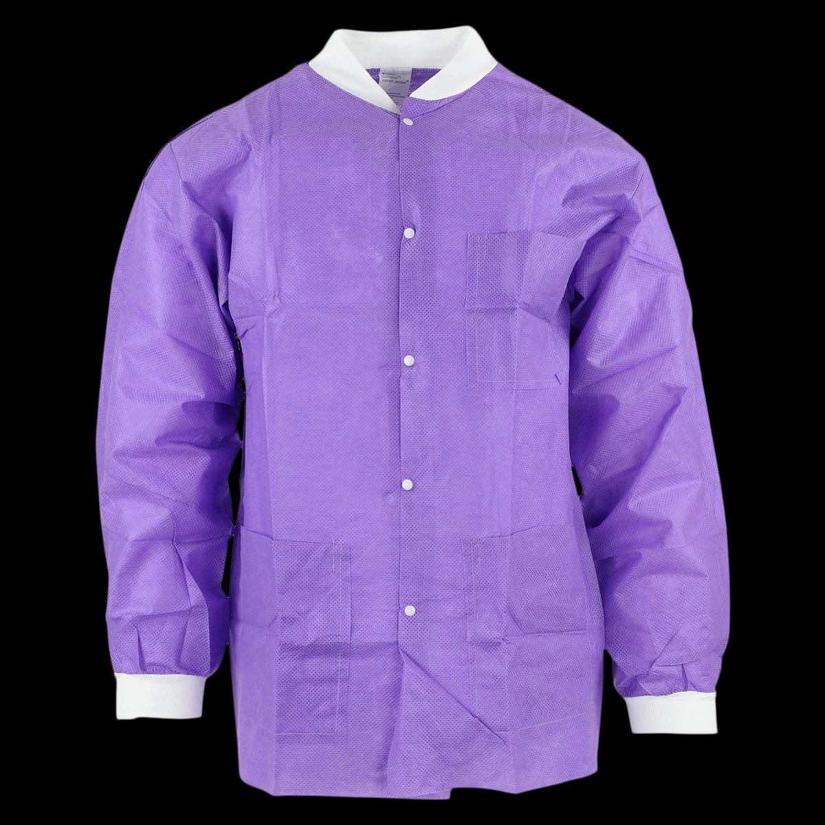 SafeWear Disposable Hipster Jacket, Large, Plum Purple, 12/Pk, 8103-C