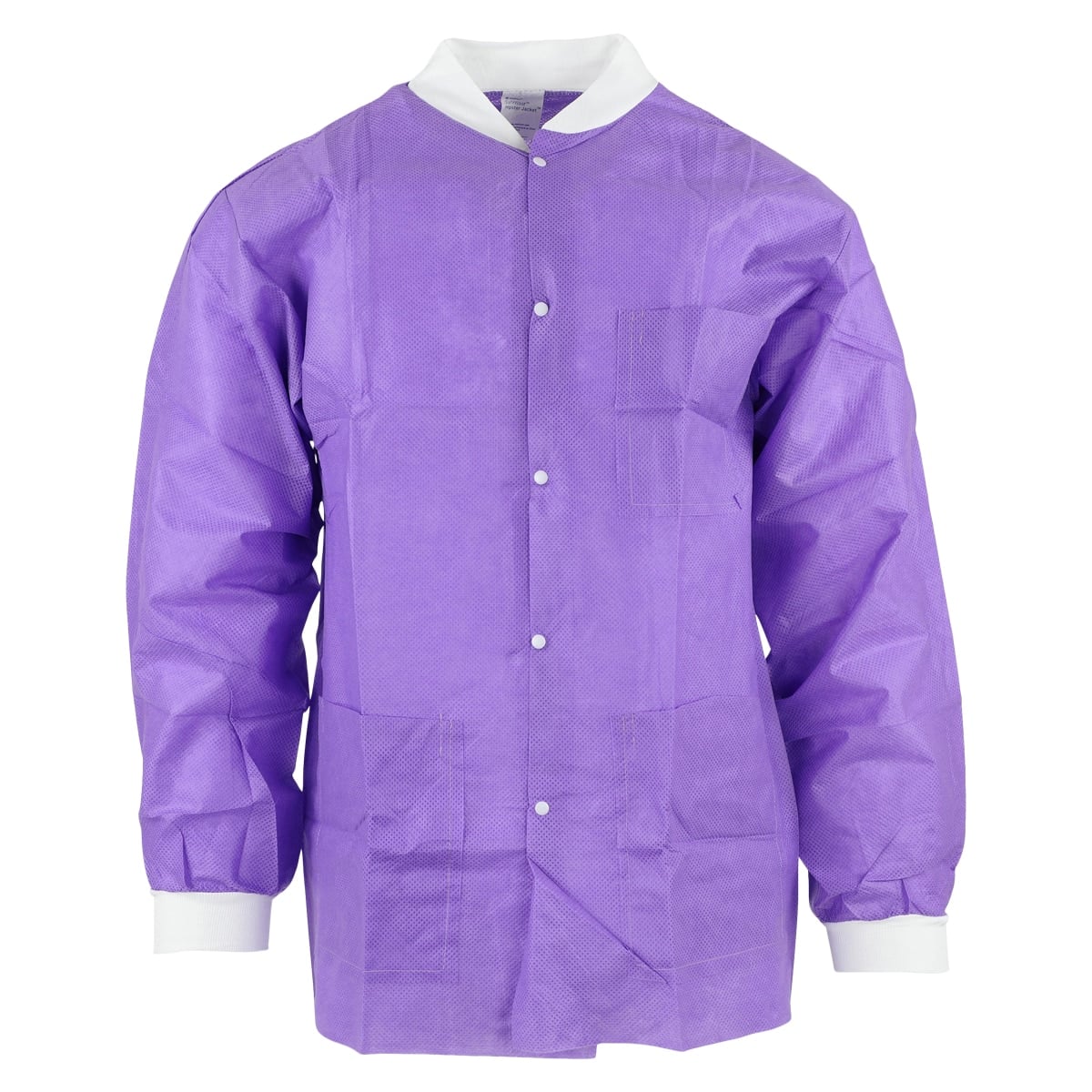 SafeWear Disposable Hipster Jacket, Extra Large, Plum Purple, 12/Pk, 8103-D