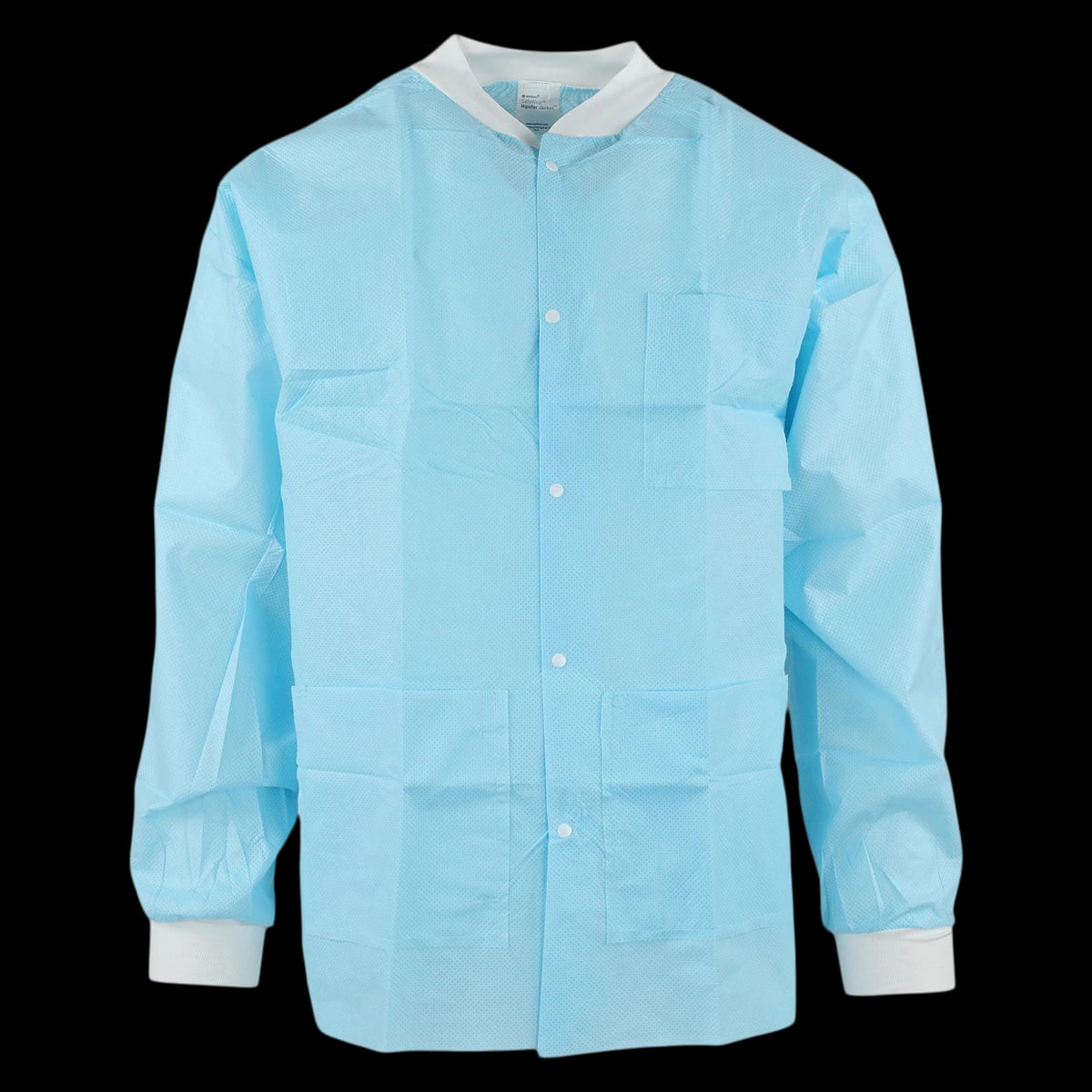 SafeWear Disposable Hipster Jacket, Small, Soft Blue, 12/Pk, 8104-A