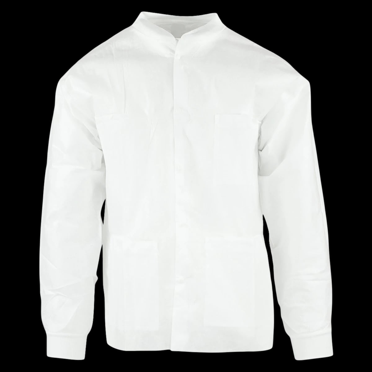 SafeWear Disposable Hipster Jacket, Small, White Frost, 12/Pk, 8105-A
