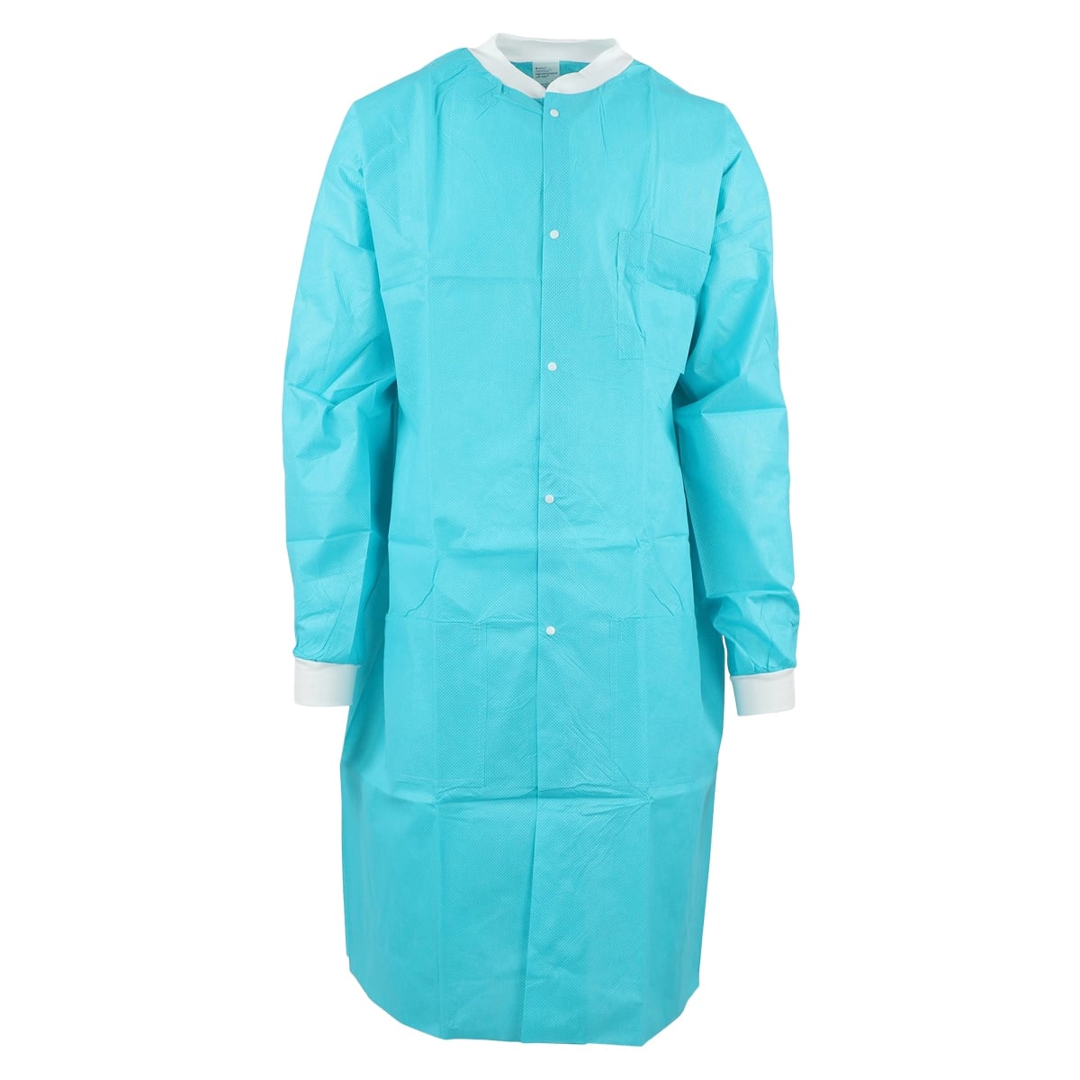 SafeWear High Performance Lab Coat, Large, Tropical Teal, 12/Pack, 8117-C