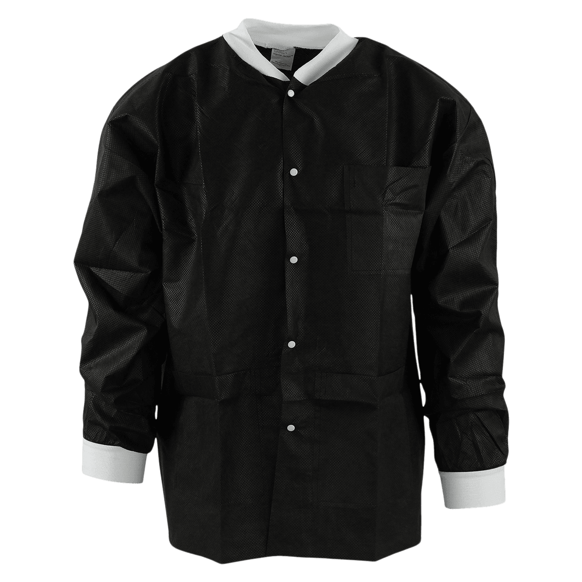 SafeWear Disposable Hipster Jacket, Small, Jet Black, 12/Pk, 8118-A