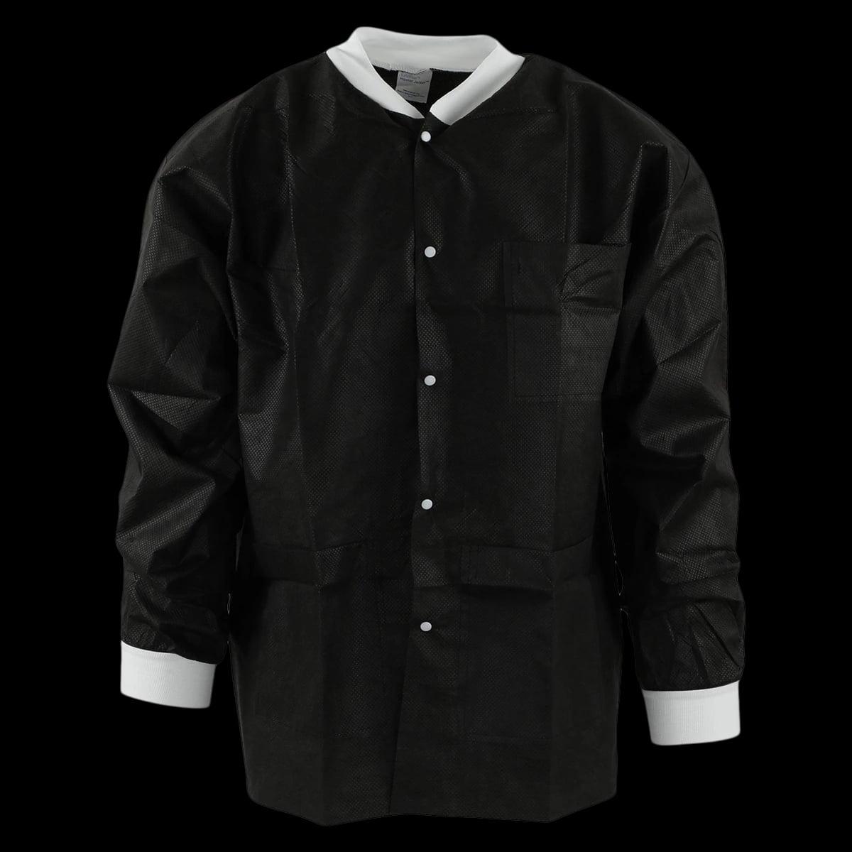 Medicom SafeWear Hipster Jacket, X-Large, Jet Black, 12/Pack, 8118-D
