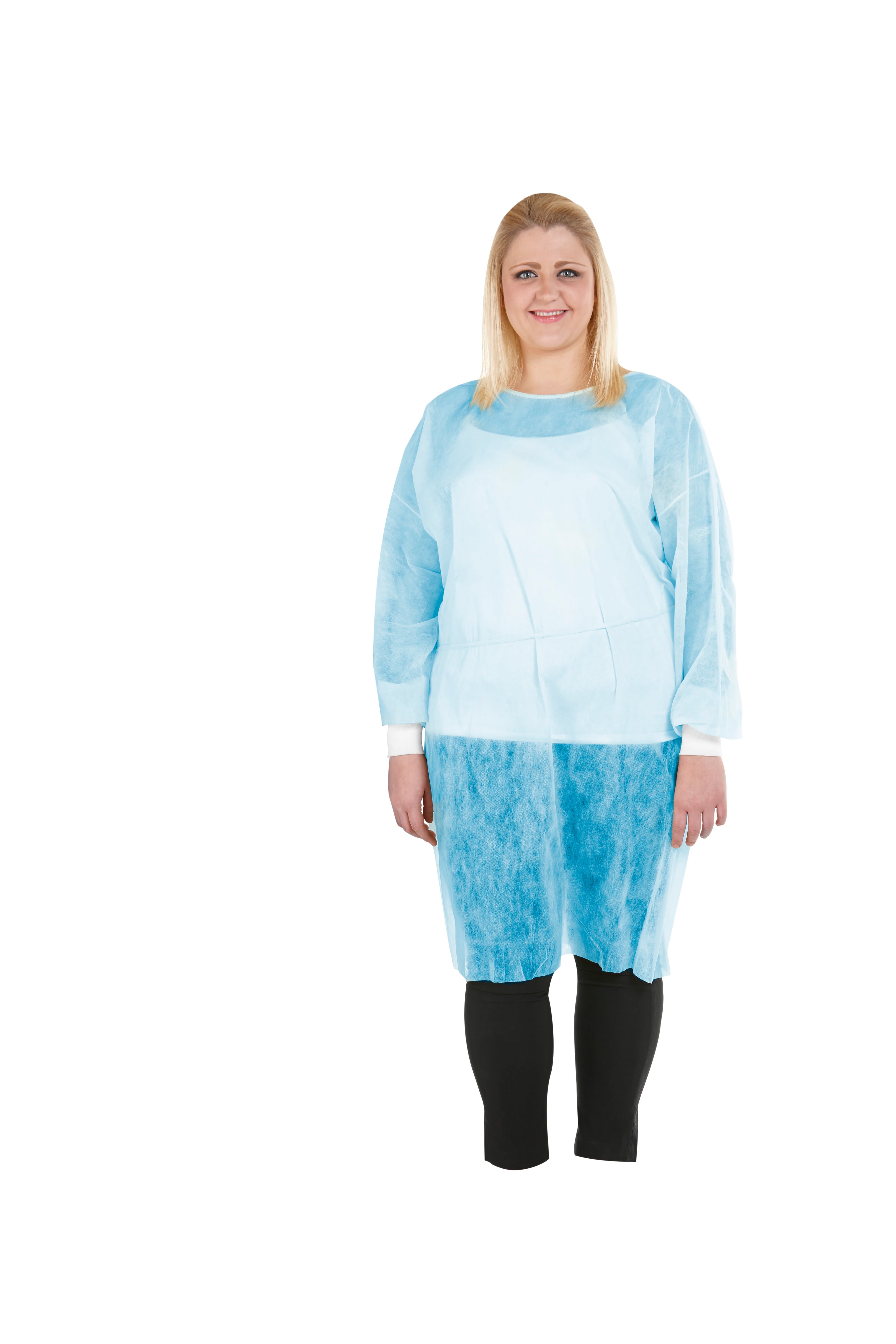 Medicom SafeWear Isolation Gown, Regular, Yellow, Non-Sterile, Spunbonded Polypropylene, Full Coverage, 60/Case