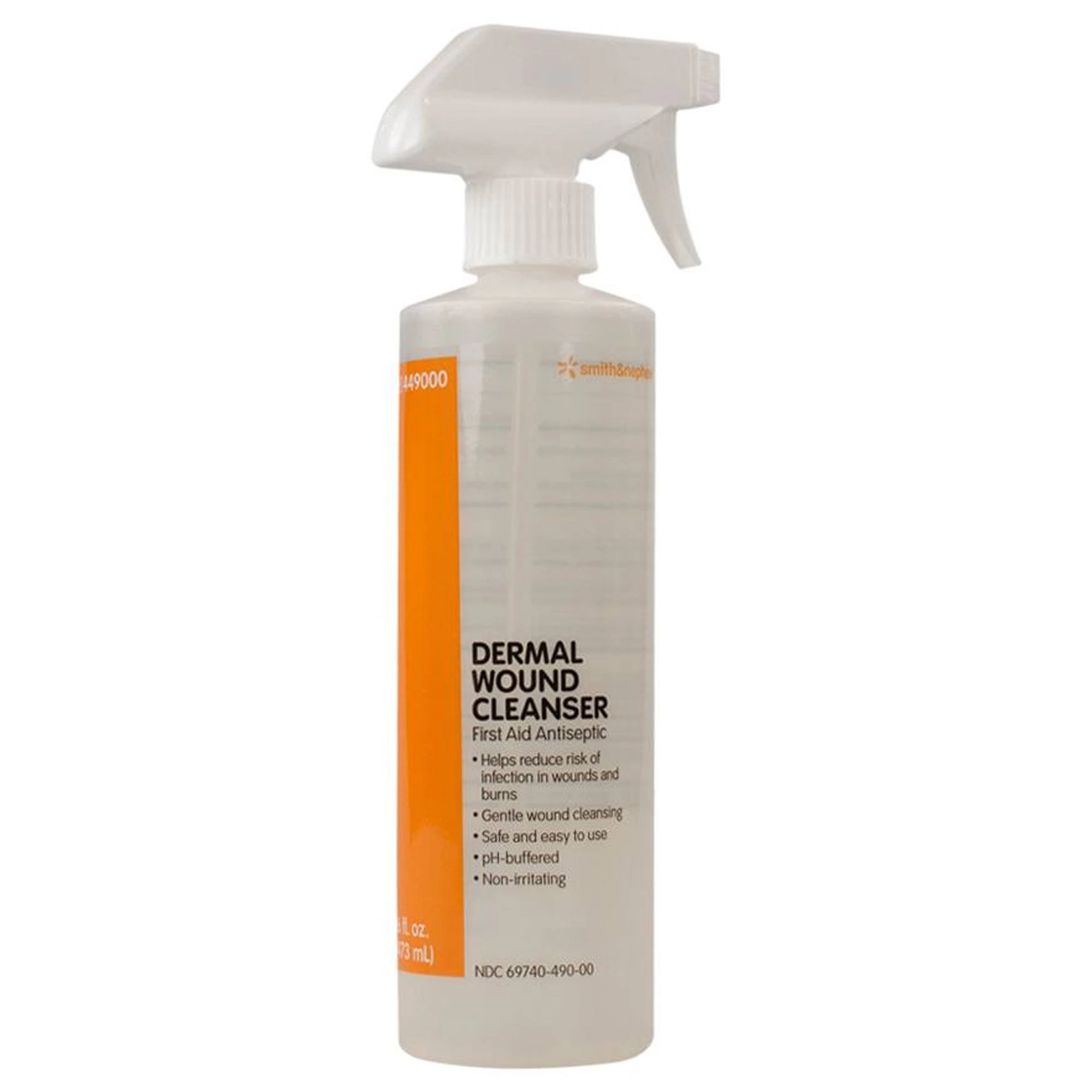 Smith & Nephew Wound Cleanser, Benzethonium Chloride, Latex-Free, 16 oz Bottle, 12/Case