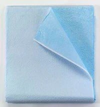 Tidi Products Equipment Drape Sheet, 1-Ply Poly, 40" x 72", Blue, Non-Sterile, 50/Case