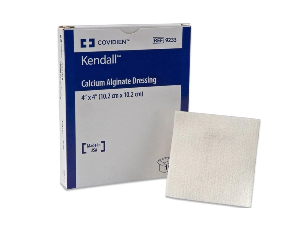 Curasorb Calcium Alginate Dressing, 4" x 4", Sterile, Absorbent, Latex-Free