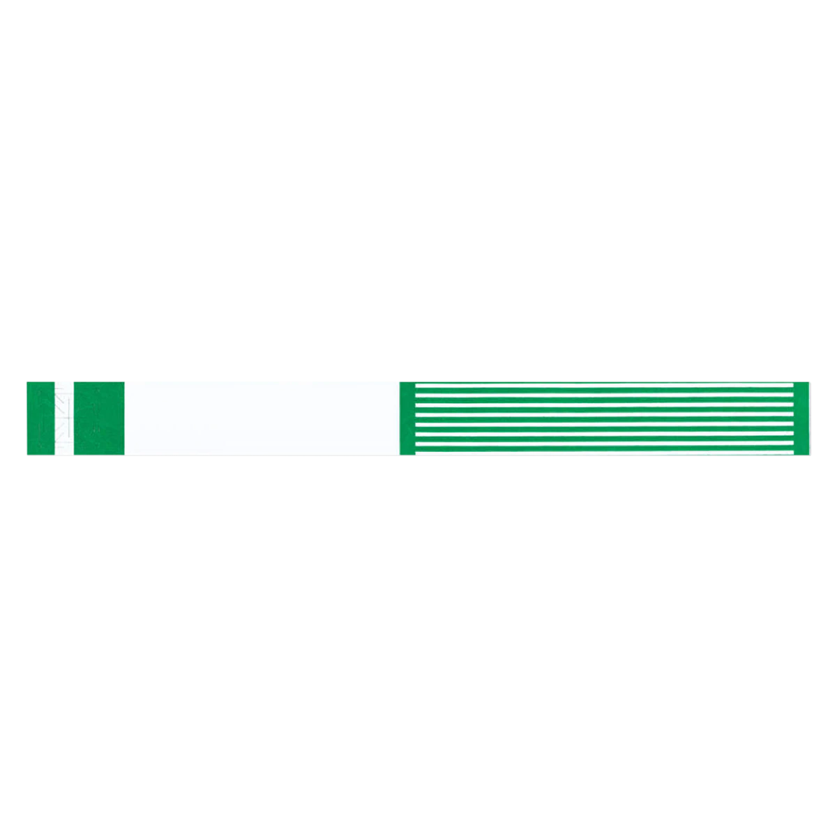 Precision Dynamics Short Stay Write-On Wristband, Tyvek, Adhesive, Kelly Green, Adult/Pediatric, 10", 1000/Box