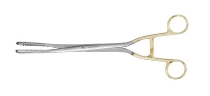 Bierer Ovum Forcep, Slight Curve, 11" Stainless Steel, Non-Sterile, Each