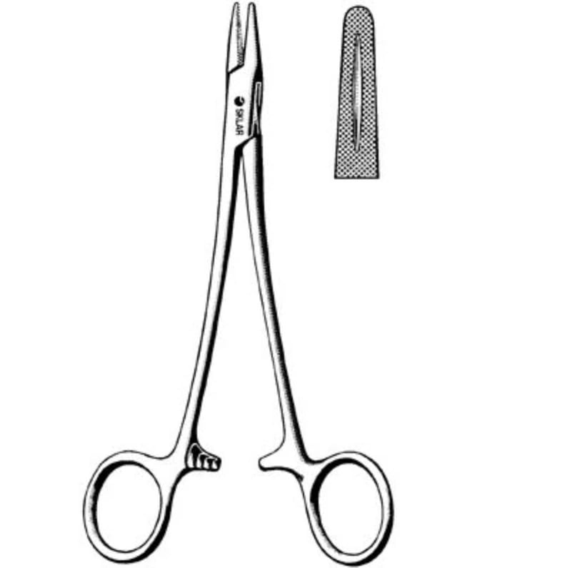 Sklar Instruments Mayo-Hegar Needle Holder, Cross Serrated, 10-1/2", Stainless Steel