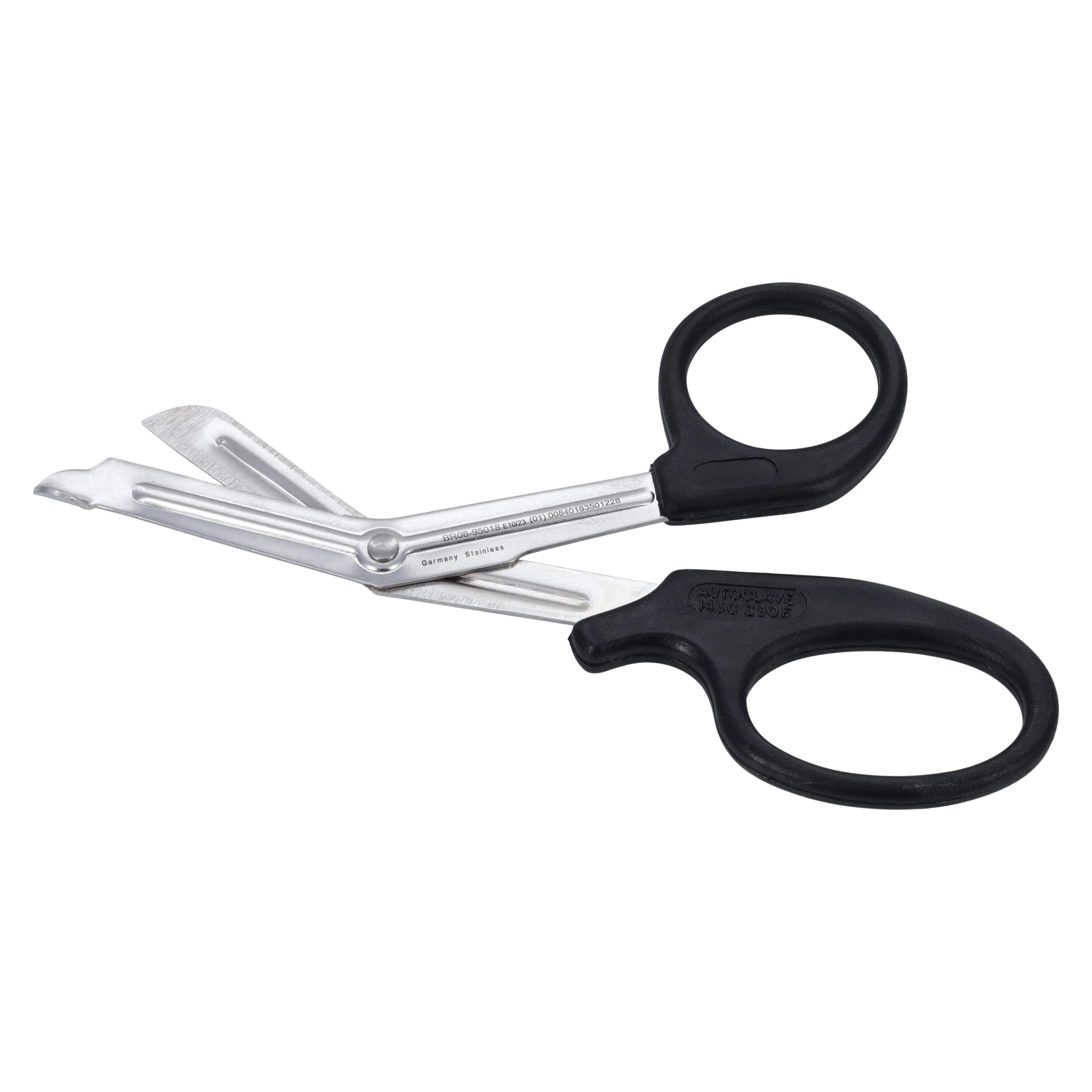 Bandage & Utility Scissors, 7-1/2", Stainless Steel, Autoclavable, Reusable