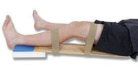 AliMed KneeCrank II Knee Positioner, Adult, Wood, 17-22"