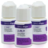 Gingi-Plain MAX Original Retraction Cord, 2-Ply, Non-Impregnated, 108" per Bottle, 11120M