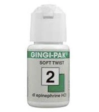 Gingi-Pak MAX Soft-Twist Retraction Cord, #2 Medium, Epinephrine HCl, 108" per Bottle, 10110M