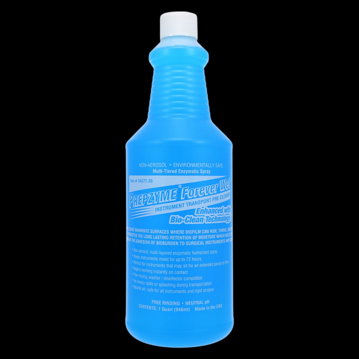 Ruhof Prepzyme Enzyme Precleaner, Fragrance Free, 32 oz Bottle