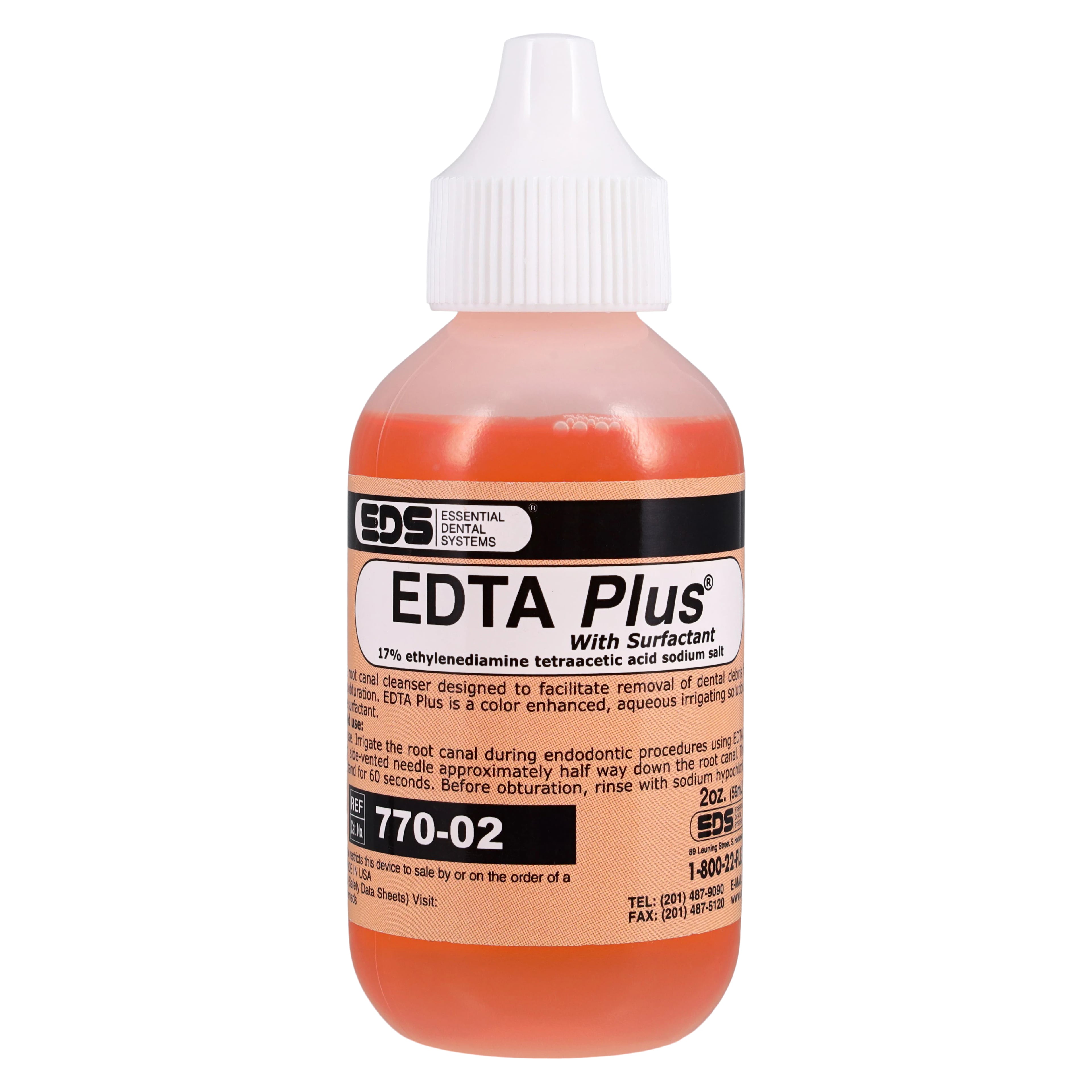 EDTA Plus 17% Ethylenediamine Tetraacetic Acid Sodium Salt, 2 oz Bottle (59ml), 770-02