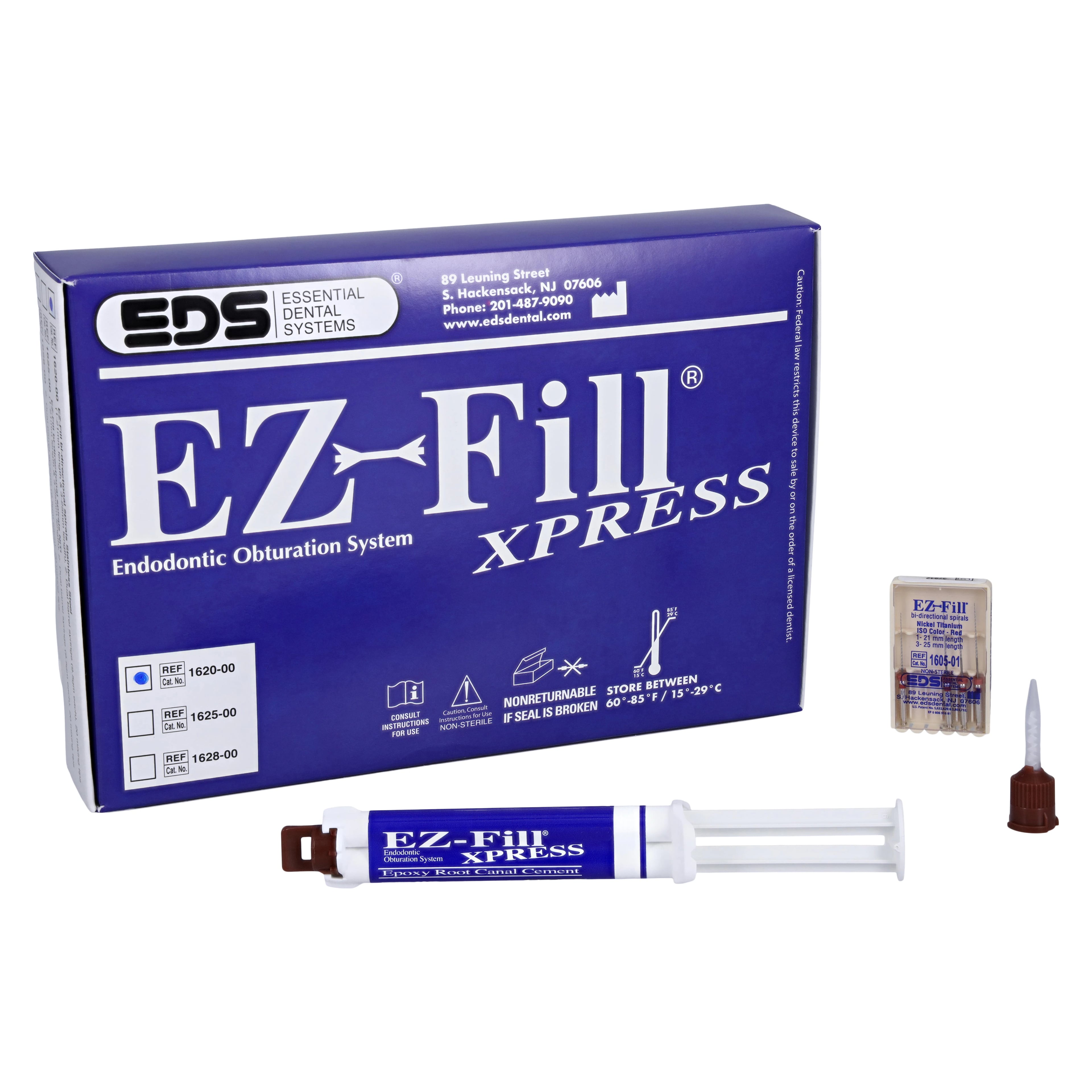 EZ-Fill Xpress Epoxy Root Canal Cement, Stainless Steel Intro Kit, 1620-00