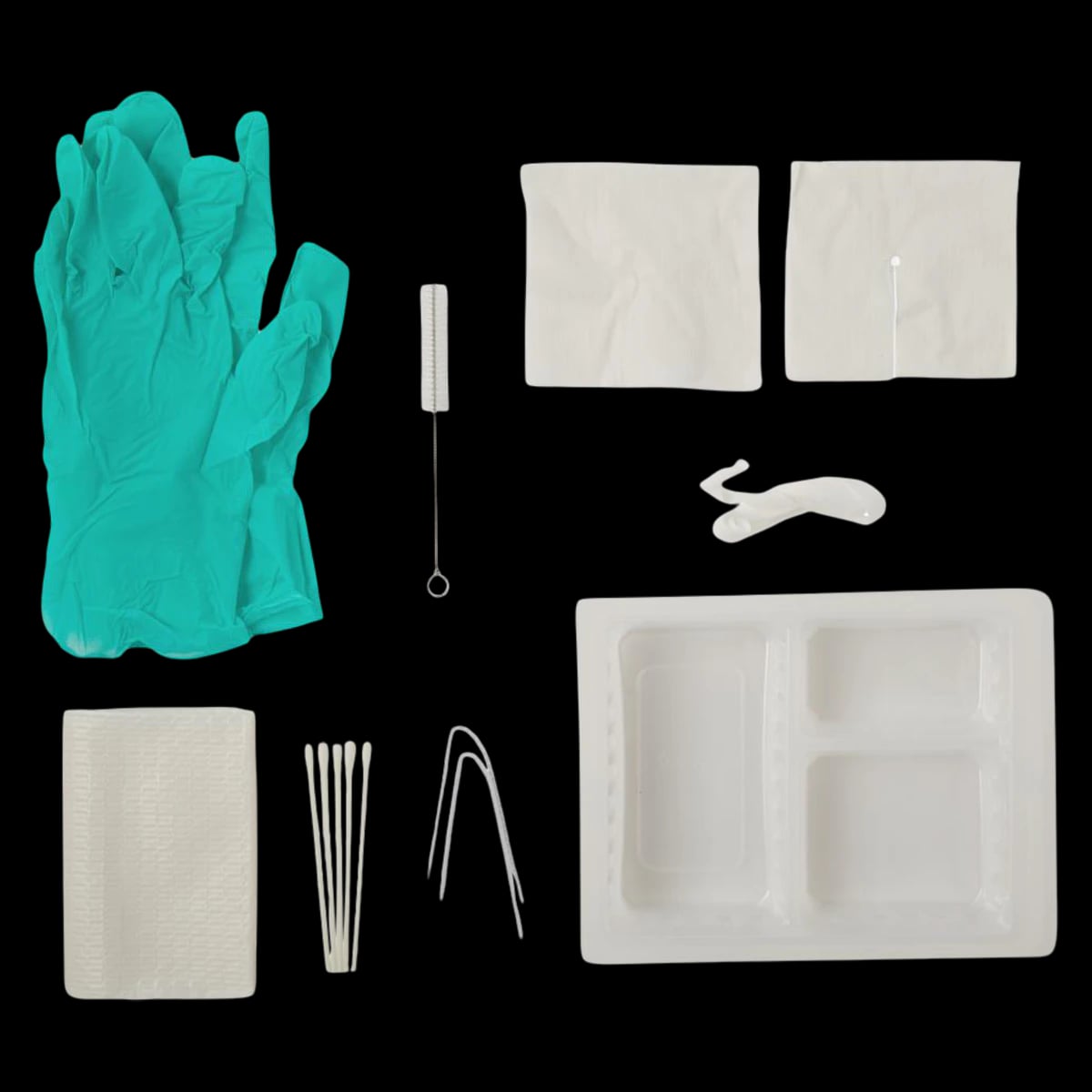 Medline Tracheostomy Tray, Basic Pipe, Procedure Kit