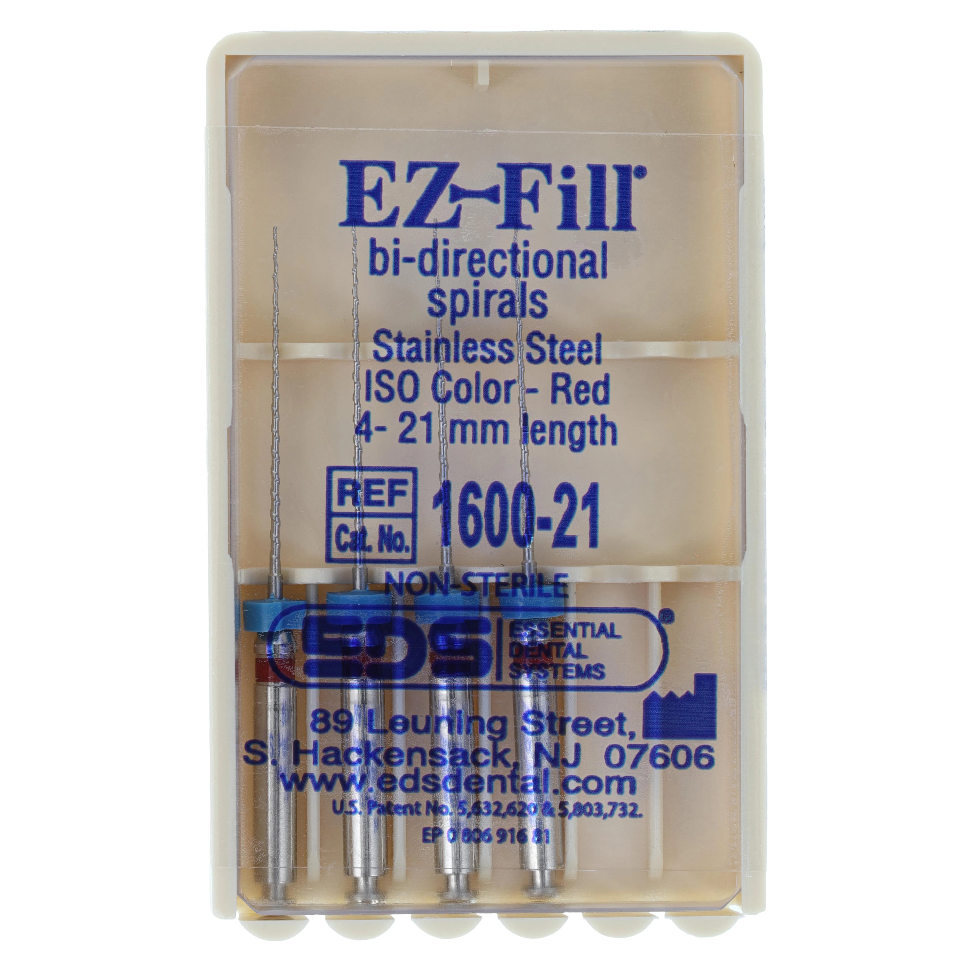 EZ-Fill Bi-Directional Stainless Steel Spiral Refill Kit, 21 mm, 4/Pk, 1600-21