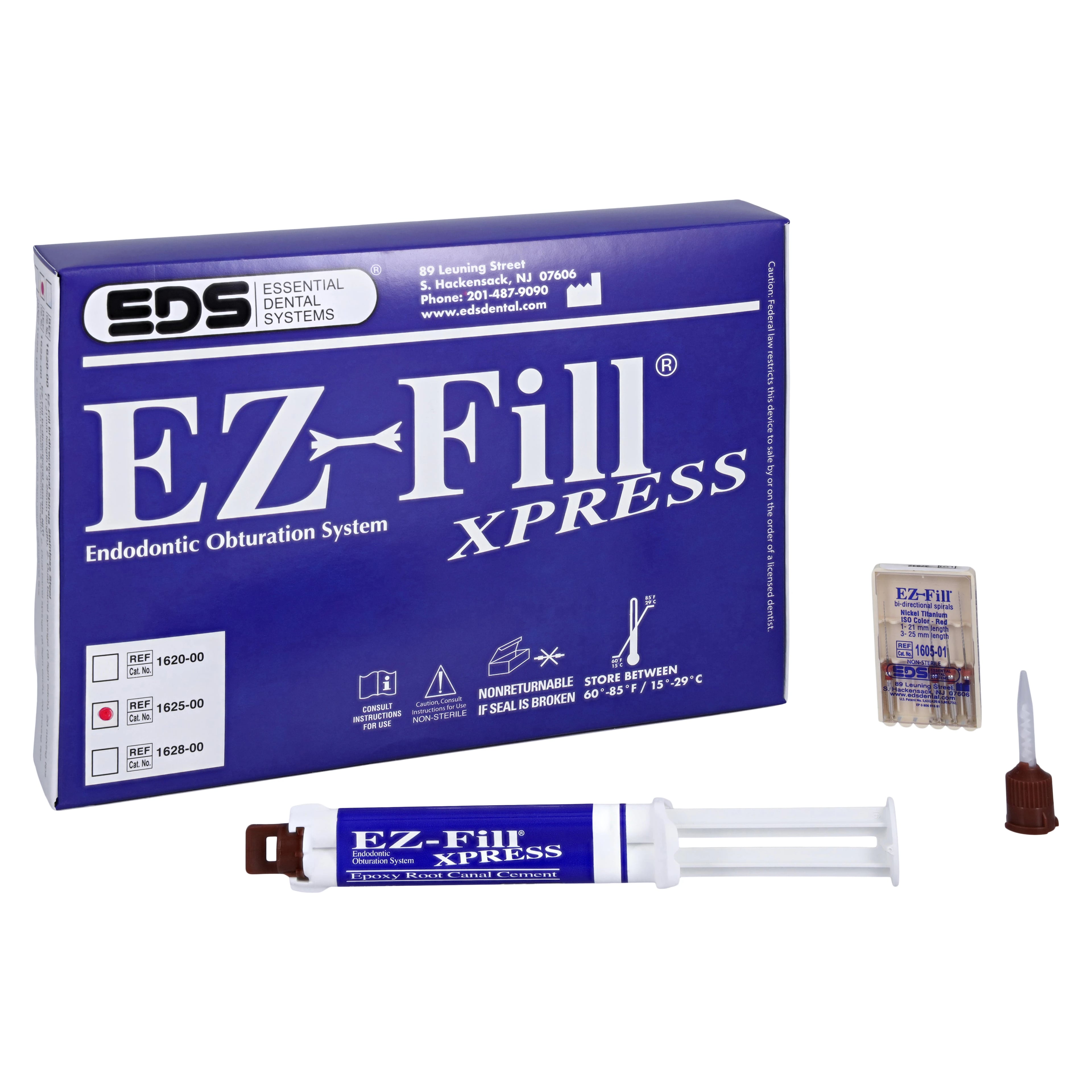 EZ-Fill Xpress Bi-Directional Spiral Nickel Titanium Intro Kit, 1625-00