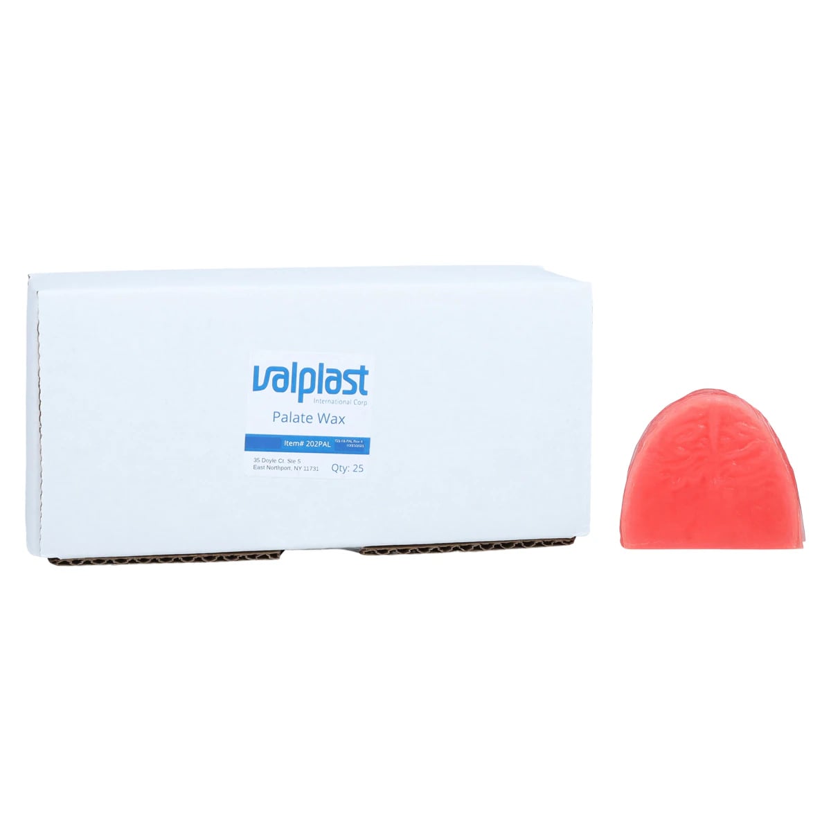 Valplast Palate Wax Forms, 25/Package