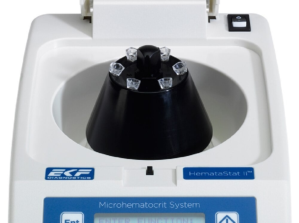 Hematastat II Microhematocrit Centrifuge, 6-Place, 5670-6930 rpm