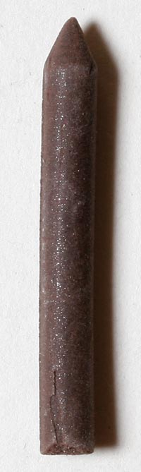 Pacific Abrasives Mini Point Polishers, Dark Brown, Coarse Grit, 3 mm, 3/32" Shank, 25/Pkg