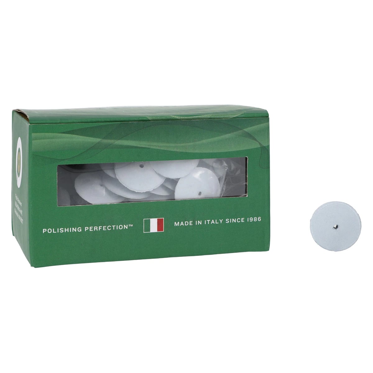 Pacific Abrasives Porcelain Polishers, Silicone Carbide, Light Blue, Knife Shape, 100/Box