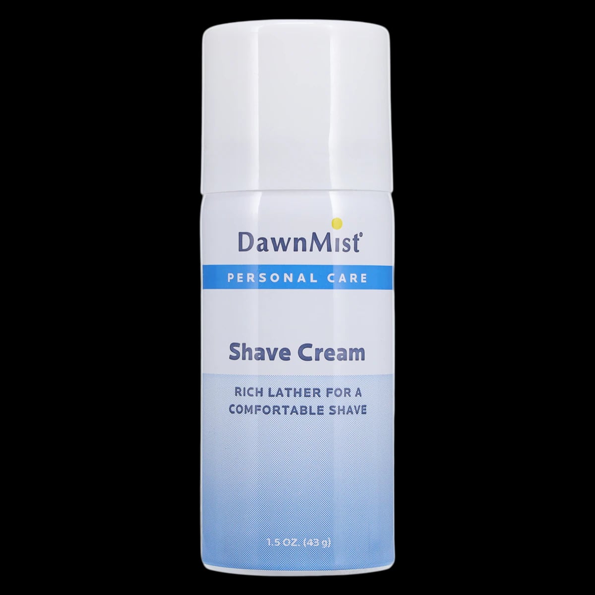 DawnMist Shave Cream Aerosol Can, 1.5 oz, 144/Case