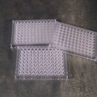 Globe Scientific Micro Test Plate, 96-Well, Flat Bottom, Polystyrene, Sterile, Individually Wrapped, 50/Case
