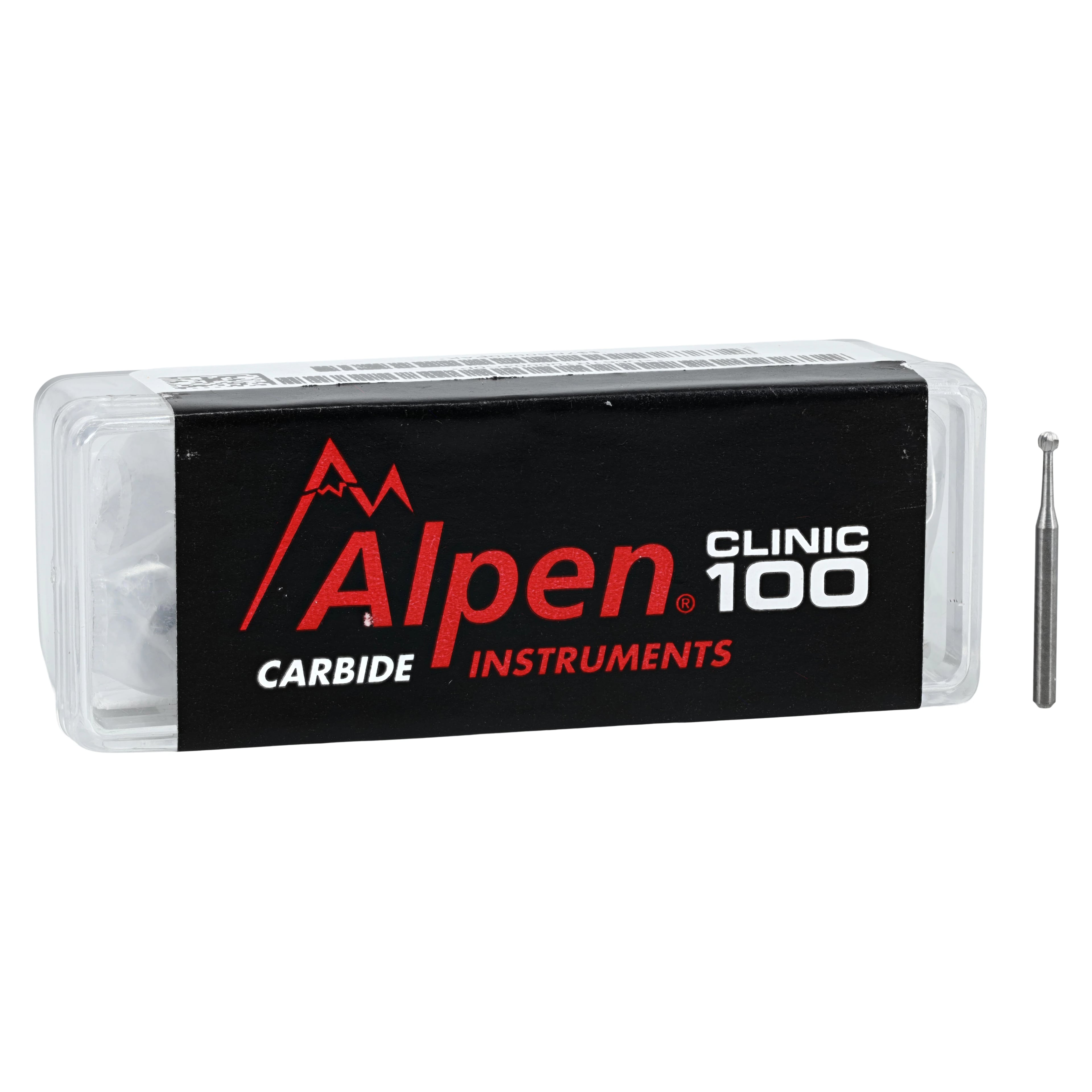 Alpen Operative Surgical Carbide Burs, FG, Round, #4, 1.4 mm, 100/Pk, R100004C