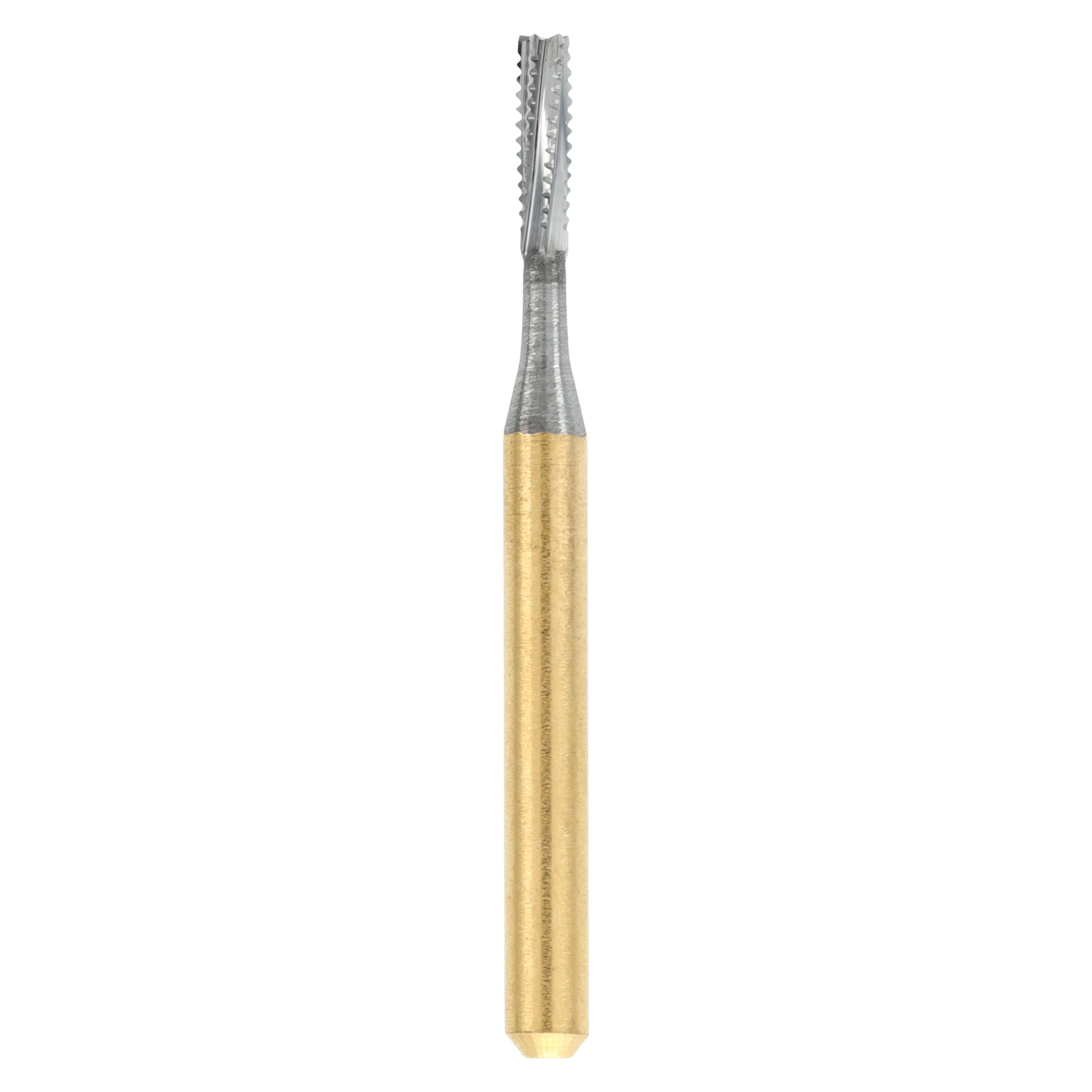 Alpen® Speedster™ Carbide Bur FG Crosscut Straight Fissure #557G, 1.0 mm, 10/Pk, R40557G