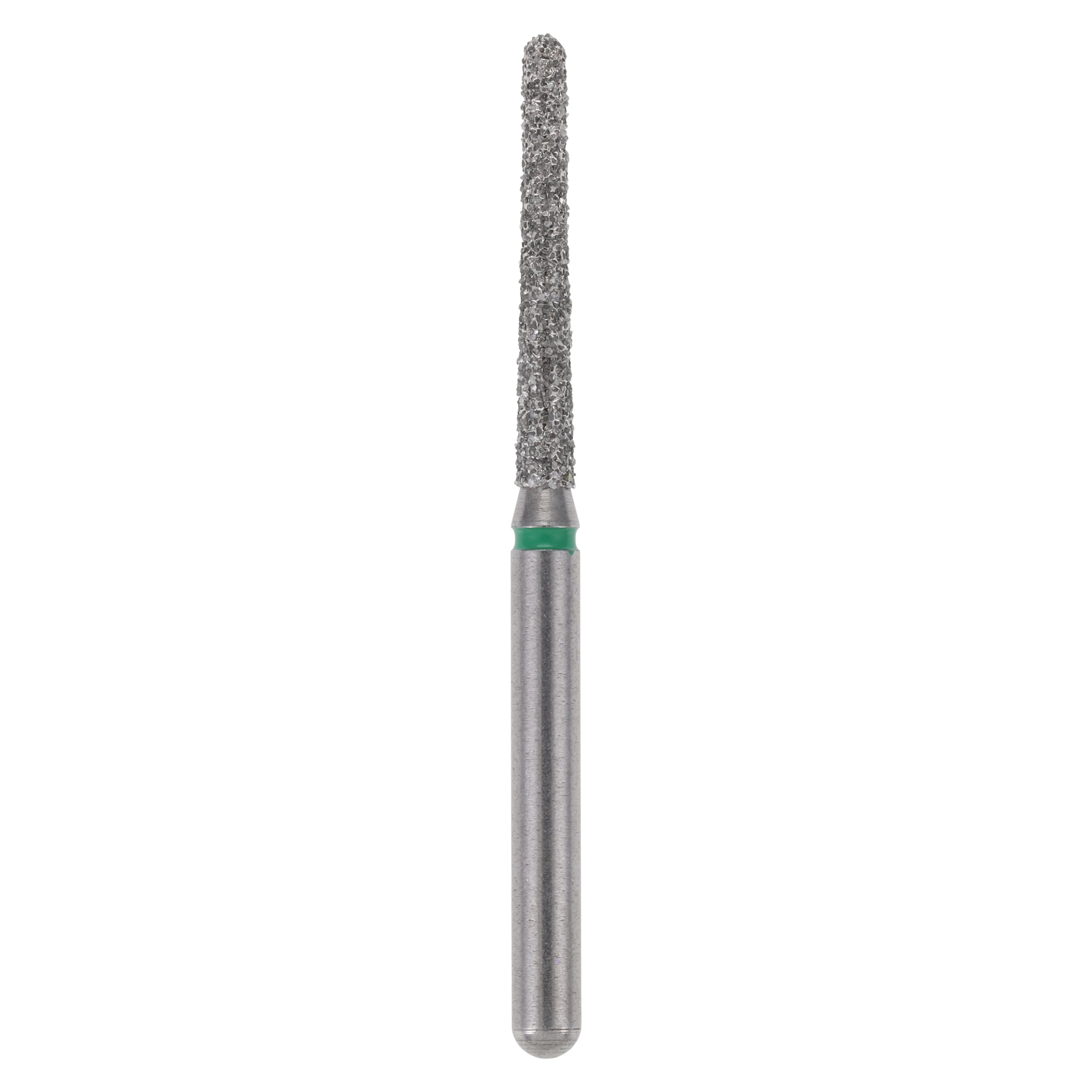 Alpen X1 Diamond Single Use Bur, FG, #850-014C, Tapered Round End, Coarse, Green, 1.4 mm, 25/Pk, X850C014