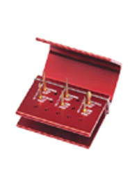 Alpen™ Diamond Esthetic Finishing Kit, 6 Extra Fine Grit Diamonds with Bur Block, R1001EF