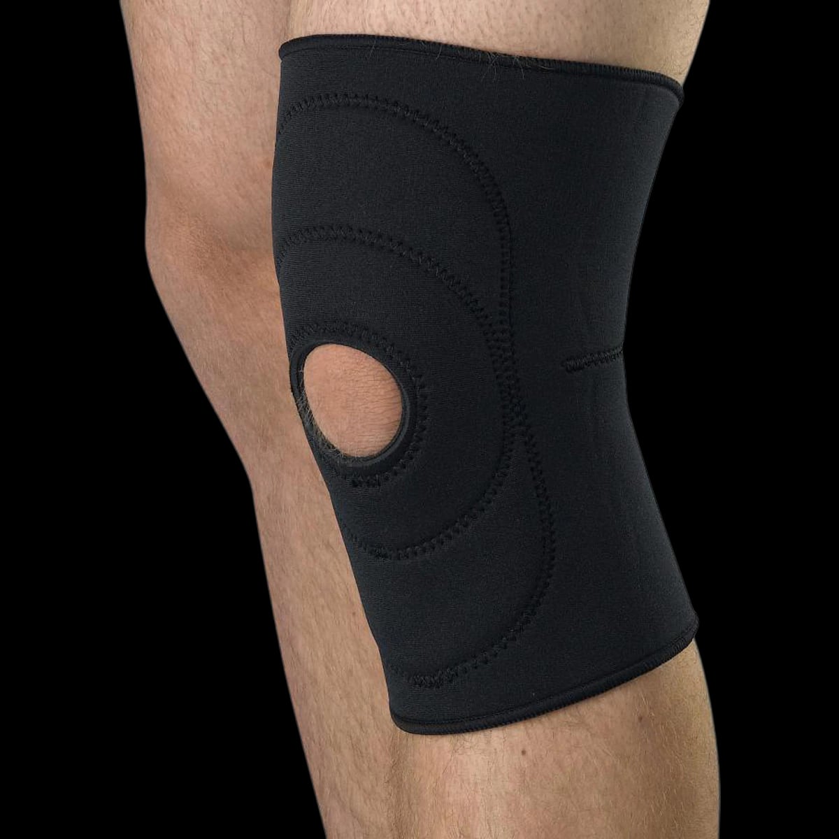 Medline Sleeve Support Knee, Neoprene, Adult Medium (14-16")