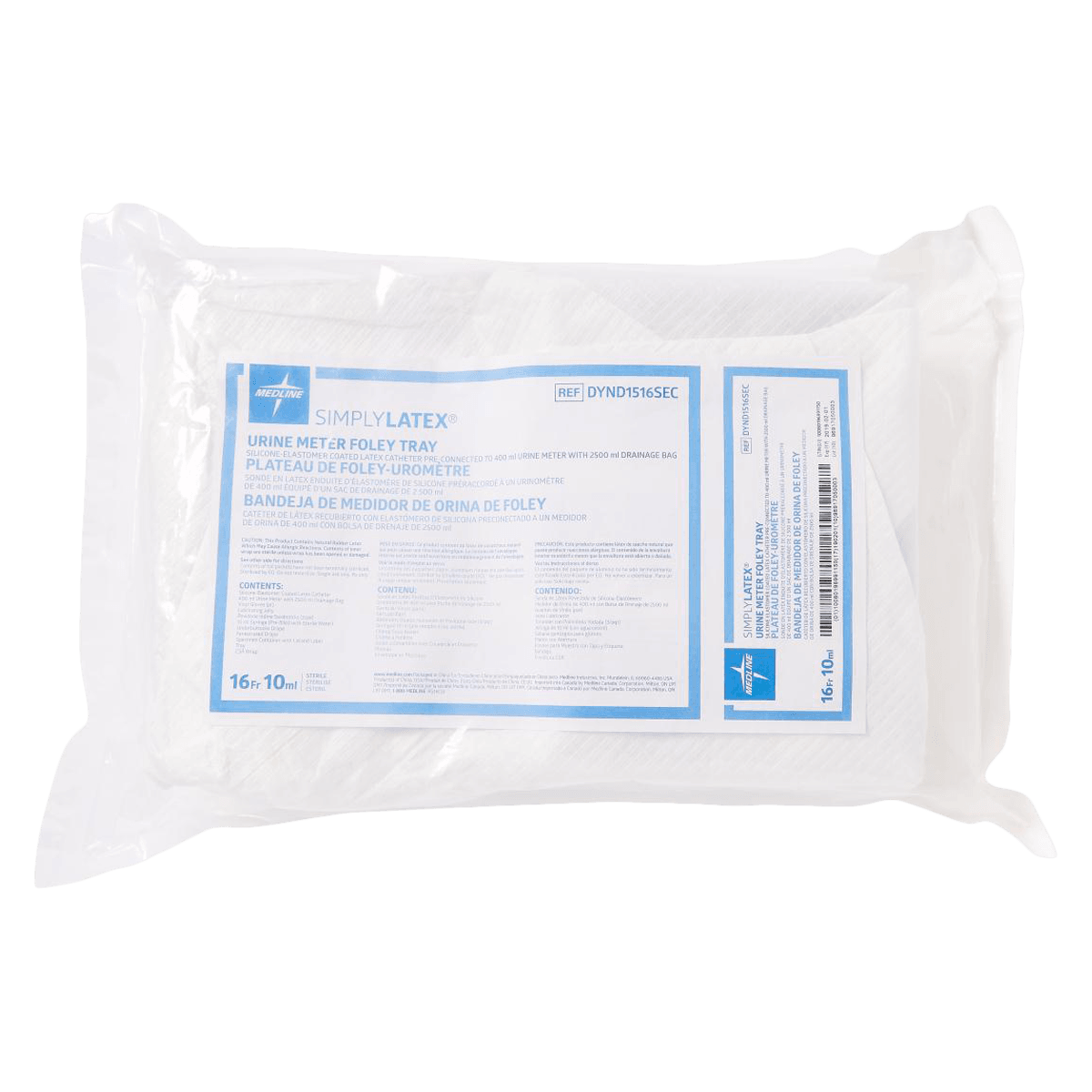 Medline Urine Meter Tray, 16 Fr, 5 cc, Latex