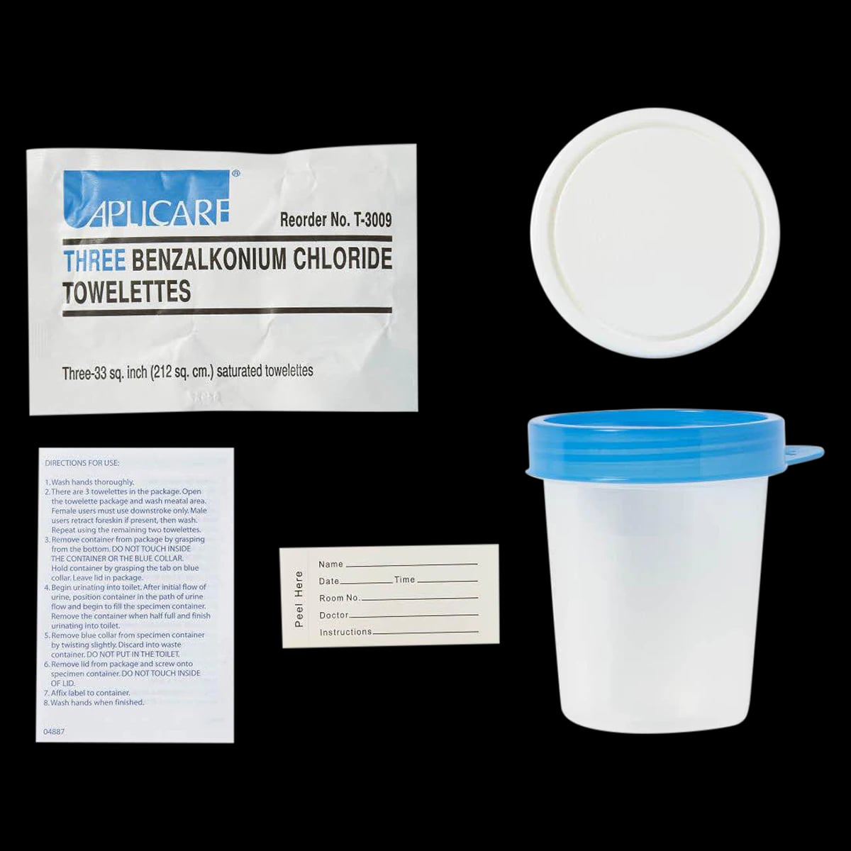 Medline Value Midstream Urine Collection Kit, 100/Case