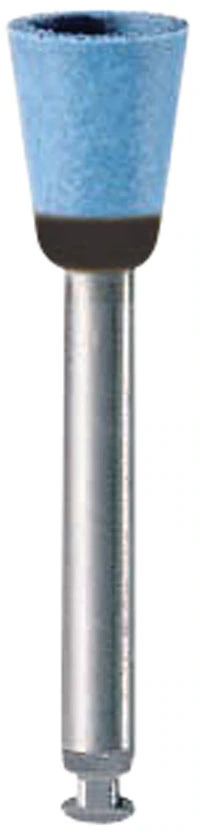 Alpen Ceramic Plus Polisher, Cup Shape, Medium Grit, RA (Right Angle) Shank, 5/Pkg, RP230319RA