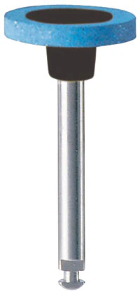 Alpen Polisher Ceramic Plus Wheel, Medium Grit, RA (Right Angle) Shank, 5/Pkg, 230325RA